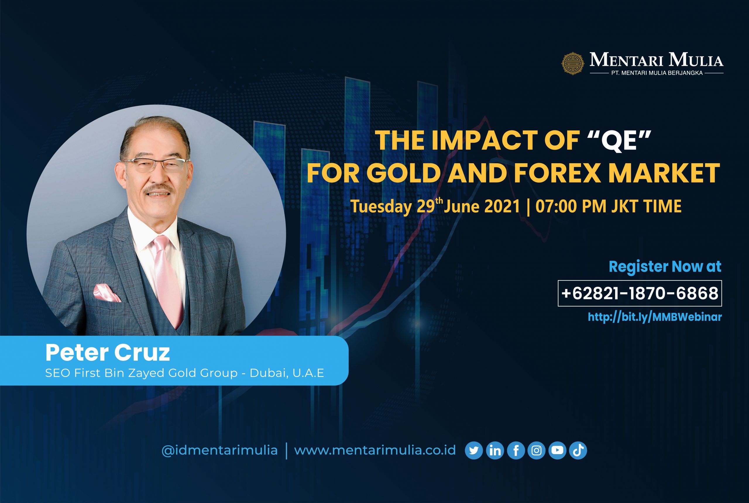Ikuti Seminar “The Impact of ‘QE’ for Gold and Forex Market” Bersama Peter Cruz!